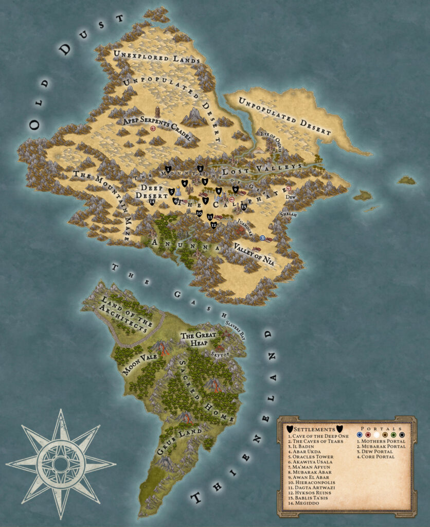 Dust World Map