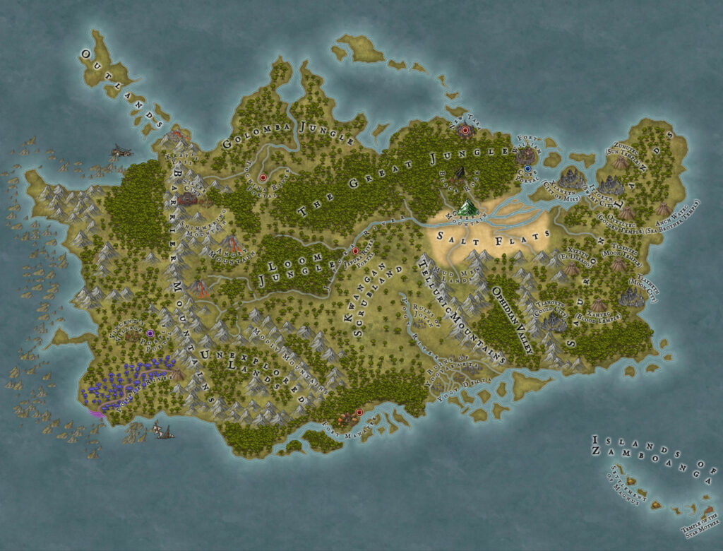 Frontier World Map